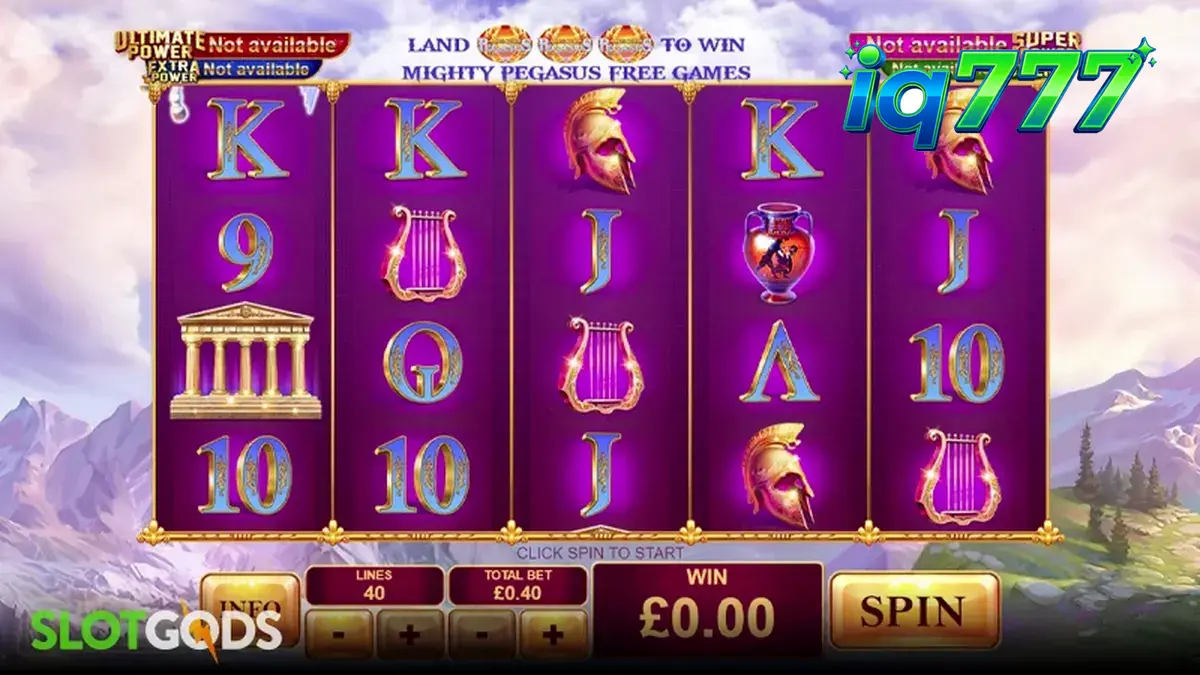 Age of the Gods Ruler of the Sky slot game interface